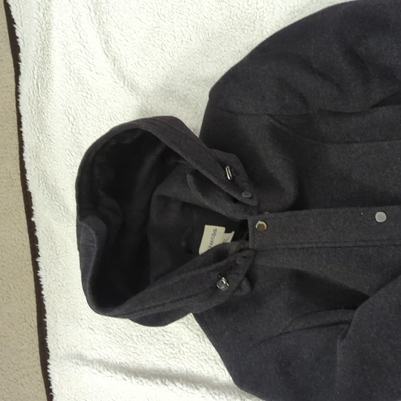 St. John's Bay Black Pea Coat Classic Design - Picture 2 of 16